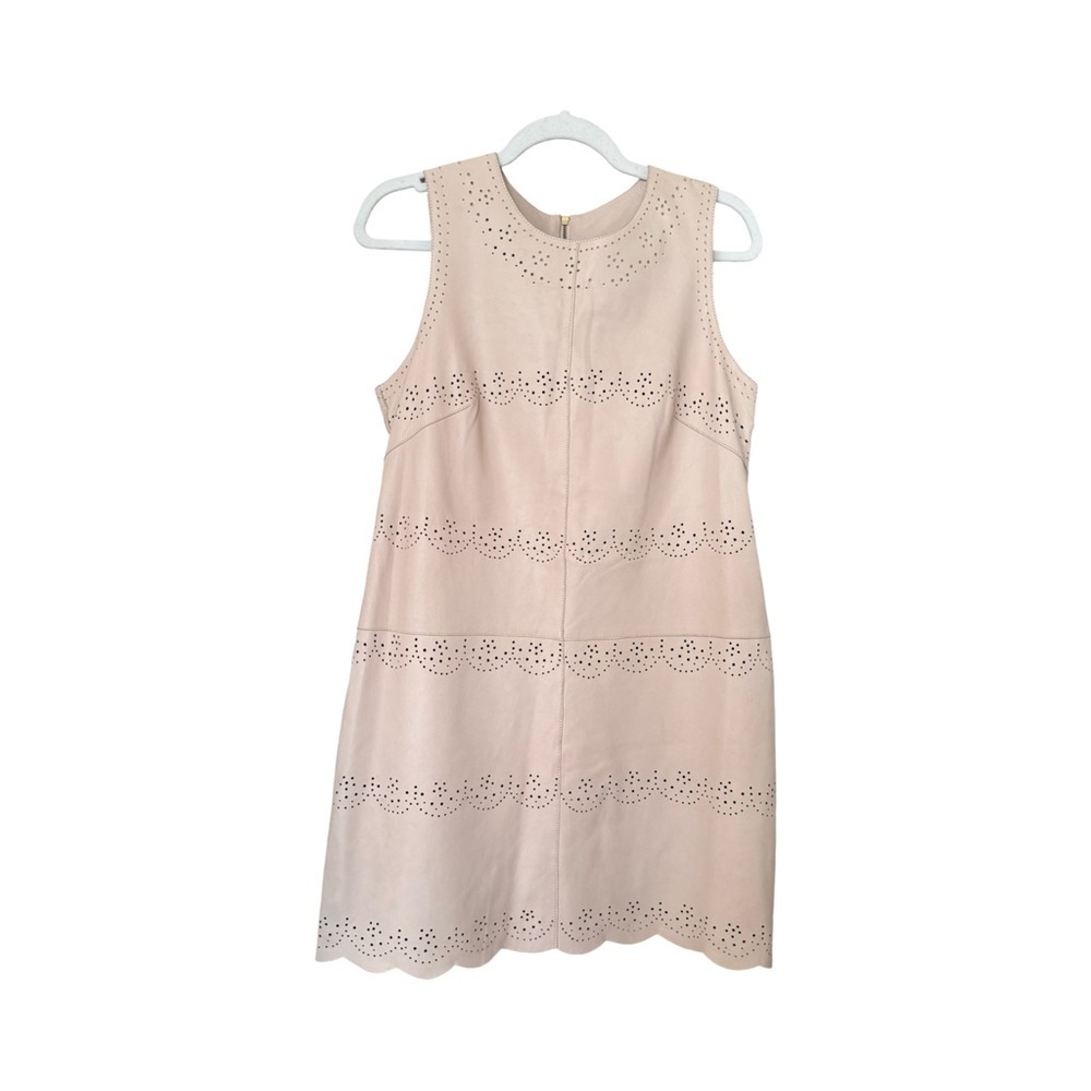 French Connection Leather Broderie Dress Size 10